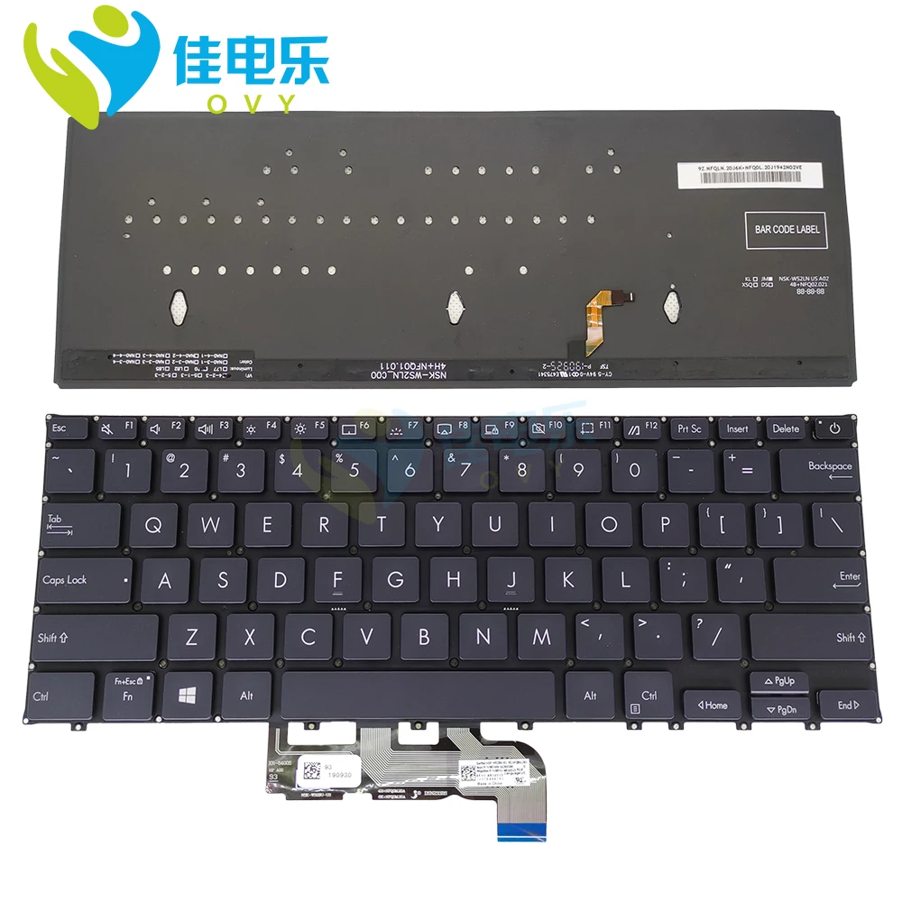 OVY US Replacement keyboards for ASUS ExpertBook B9 B9450 B9450FA English blue notebook backlight keyboard 0KNX0-1620US00 new
OVY US Replacement keyboards for ASUS ExpertBook B9 B9450 B9450FA English blue notebook backlight keyboard 0KNX0-1620US00 new