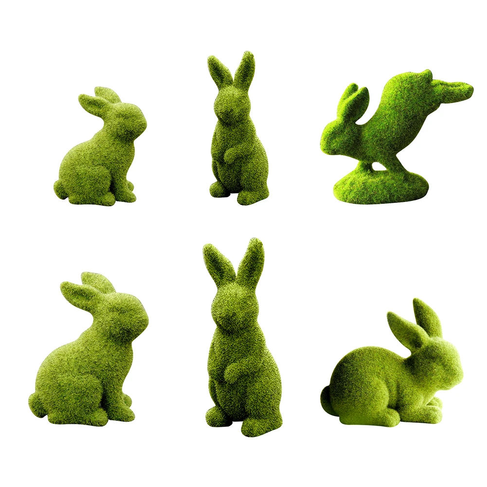 Handmade Lovely Artificial Turf Grass Animal Bunny Easter Day Moss Rocks Flocking Rabbit Office Home Decoration Handiwork Gift
Handmade Lovely Artificial Turf Grass Animal Bunny Easter Day Moss Rocks Flocking Rabbit Office Home Decoration Handiwork Gift