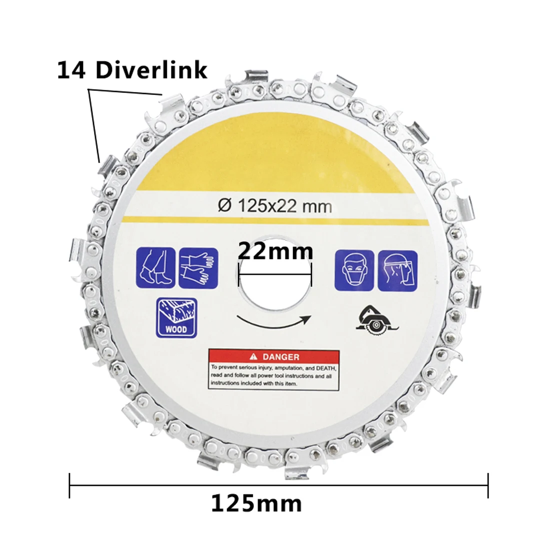 Wood Carving Disc Circular Chain Saw Blades 13 Teeth Angle Grinder Wheel Abrasive Cutting Disc for Wood Working Cutting
Wood Carving Disc Circular Chain Saw Blades 13 Teeth Angle Grinder Wheel Abrasive Cutting Disc for Wood Working Cutting