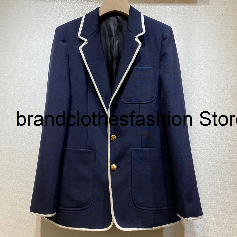 2021 New Autumn British Style Fashion Blue Contrast White Suit Blazer Women Top Quality Long Sleeve Elegant Classic Coat Lady
2021 New Autumn British Style Fashion Blue Contrast White Suit Blazer Women Top Quality Long Sleeve Elegant Classic Coat Lady
