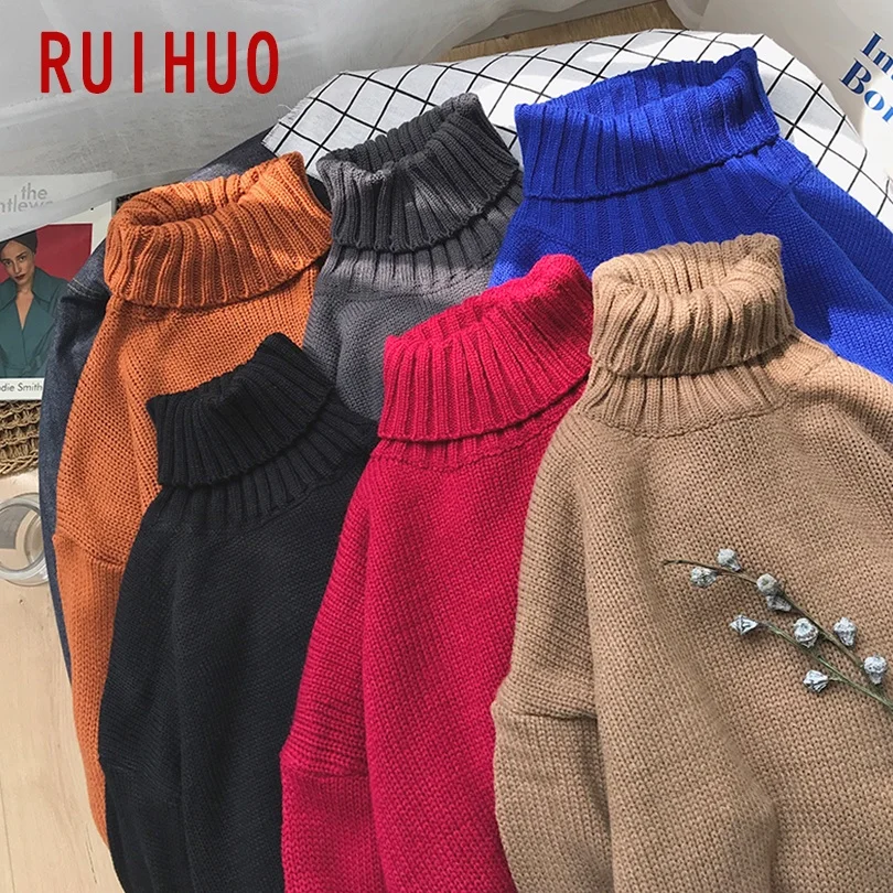 RUIHUO однотонный вязаный свитер с высоким, плотно облегающим шею воротником, мужская одежда с высоким, плотно облегающим шею воротником для м...
RUIHUO однотонный вязаный свитер с высоким, плотно облегающим шею воротником, мужская одежда с высоким, плотно облегающим шею воротником для м...