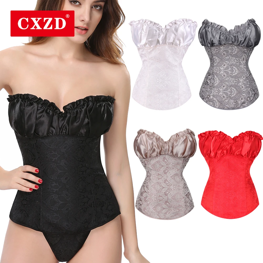 CXZD Sexy Gothic Underbust Corset Women Shapewear Lace Body Shaper Plus Size Corselet Corsets Slimming Belt Waist Trainer XS-6XL
CXZD Sexy Gothic Underbust Corset Women Shapewear Lace Body Shaper Plus Size Corselet Corsets Slimming Belt Waist Trainer XS-6XL