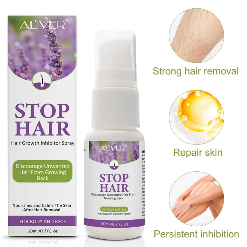 Reduce Hair Growth Inhibitor Liquid Spray Whole Body Prevents Hair Growth Leg Body Armpit Hands Facial Depilation Essence 
Reduce Hair Growth Inhibitor Liquid Spray Whole Body Prevents Hair Growth Leg Body Armpit Hands Facial Depilation Essence