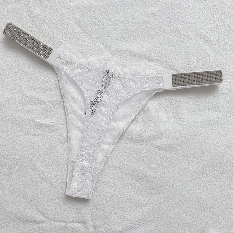 Brand Design Rhinestones Panties Women G String Sexy Lace Transparent Lingerie Thong Seamless Intimates Underwear Briefs Lenceri
Brand Design Rhinestones Panties Women G String Sexy Lace Transparent Lingerie Thong Seamless Intimates Underwear Briefs Lenceri