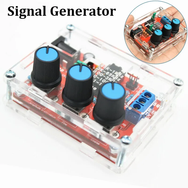 Generator Function Signal Generator Sine Triangle Square Wave 1HZ-1MHZ DIY Kit Electrical Detection Signal Signal Generator
Generator Function Signal Generator Sine Triangle Square Wave 1HZ-1MHZ DIY Kit Electrical Detection Signal Signal Generator