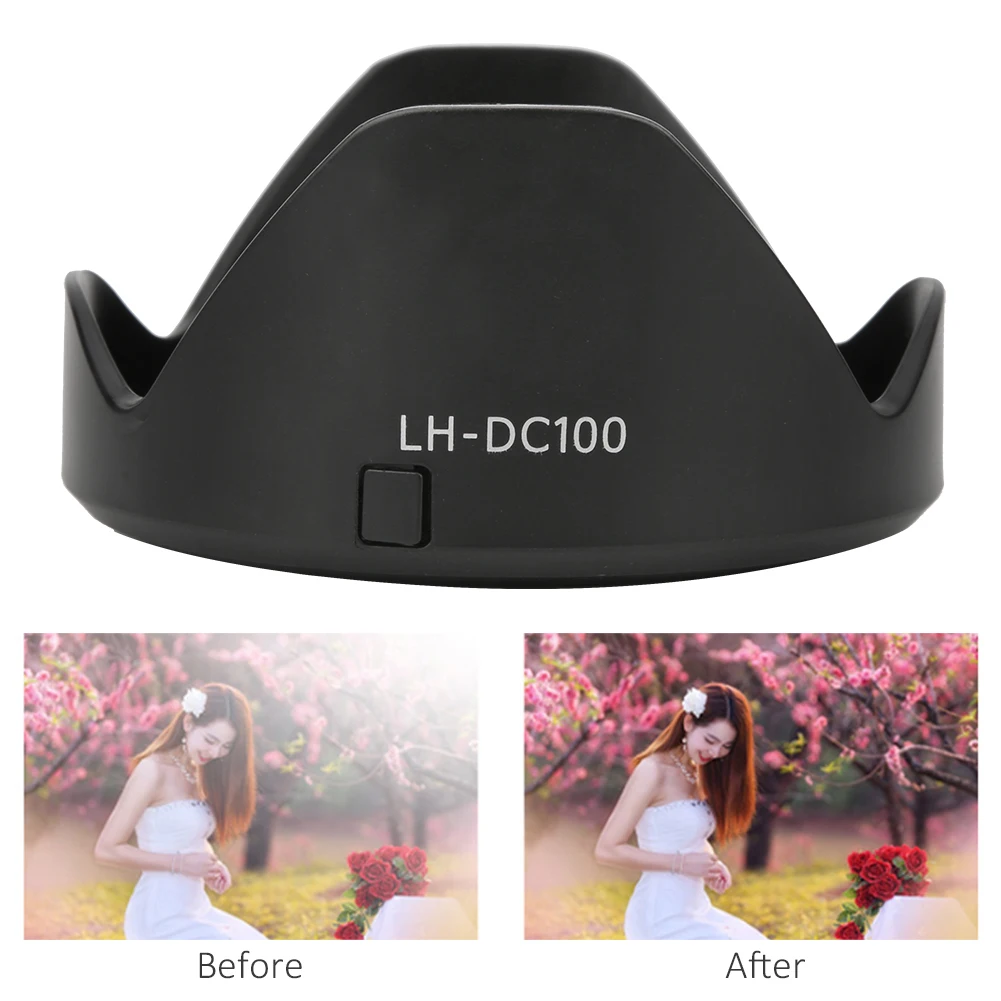 LH‑ DC100 пластиковая черная бленда для объектива Аксессуары для Canon G3X/SX60/SX50/SX530/SX520 lensesбленда для объектива
LH‑ DC100 пластиковая черная бленда для объектива Аксессуары для Canon G3X/SX60/SX50/SX530/SX520 lensesбленда для объектива
