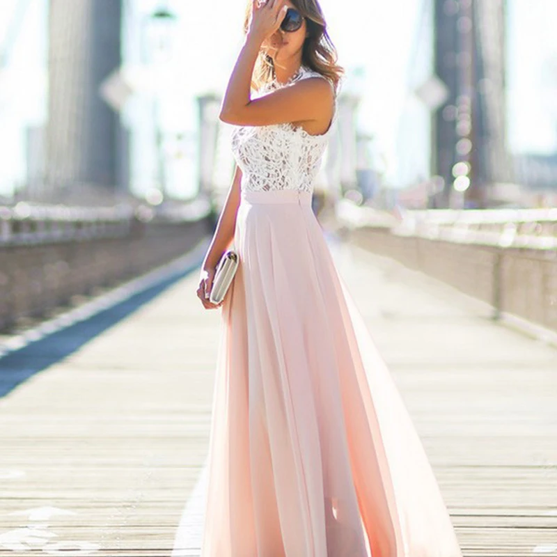 Lace Sleeveless Long Evening patchwork chiffon Women Dress Dusty Sukienka maxi Sexy Dresses Party Night Club summer Dress 2021
Lace Sleeveless Long Evening patchwork chiffon Women Dress Dusty Sukienka maxi Sexy Dresses Party Night Club summer Dress 2021