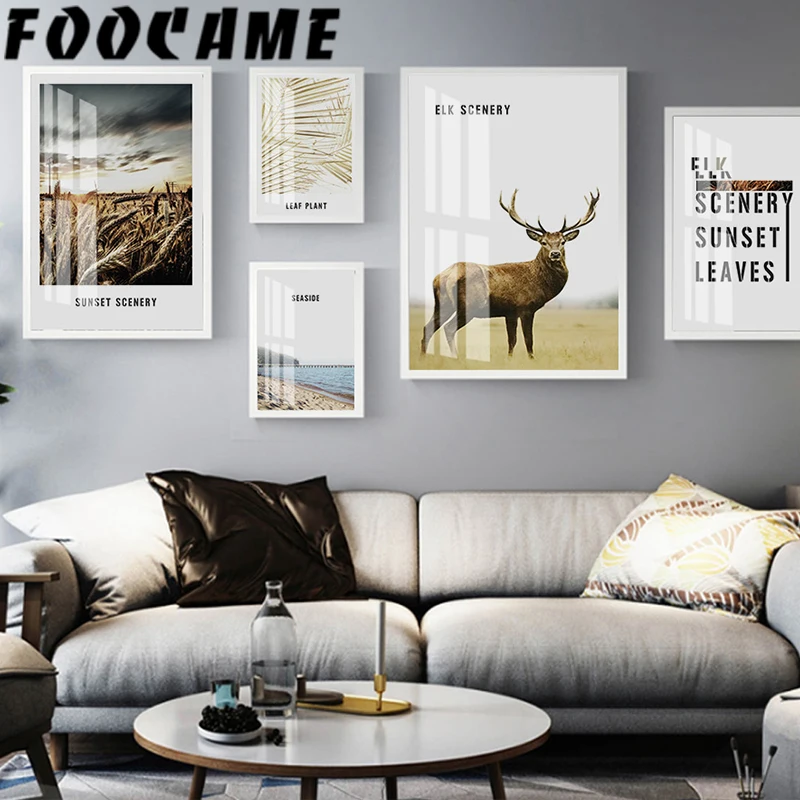 Seaside Leaf Plant Elk Nordic Canvas Painting Landscape Wall Art Print Quote Poster Sunset Scenery Pictures Home Decor Room
Seaside Leaf Plant Elk Nordic Canvas Painting Landscape Wall Art Print Quote Poster Sunset Scenery Pictures Home Decor Room