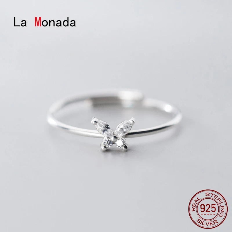 La Monada Butterfly Minimalist Finger Rings For Women 925 Silver Jewelry For Women Rings Adjustable Silver Ring 925 Women Korean
La Monada Butterfly Minimalist Finger Rings For Women 925 Silver Jewelry For Women Rings Adjustable Silver Ring 925 Women Korean