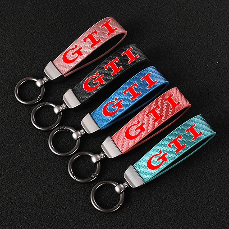 4S Carbon Fiber Leather Car KeyChain 360 Degree Rotating Horseshoe Key Rings For Golf GTI 4 5 6 7 MK4 MK5 MK7 GTI logo Car
4S Carbon Fiber Leather Car KeyChain 360 Degree Rotating Horseshoe Key Rings For Golf GTI 4 5 6 7 MK4 MK5 MK7 GTI logo Car