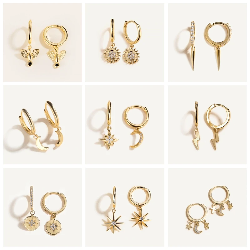 AIDE Real 925 Silver Earrings 2021 Trend Earring For Women Star Moon Drop Earrings Pendientes Jewelry Christmas Gift Joyero
AIDE Real 925 Silver Earrings 2021 Trend Earring For Women Star Moon Drop Earrings Pendientes Jewelry Christmas Gift Joyero