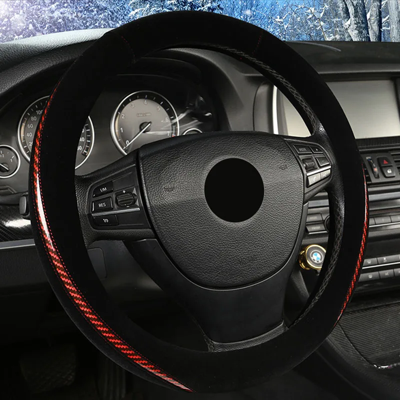 Плюшевая кожа, удобный Зимний короткий бархат, модный нескользящий чехол на руль
Плюшевая кожа, удобный Зимний короткий бархат, модный нескользящий чехол на руль