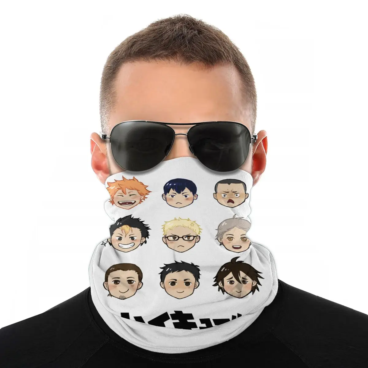 Haikyuu! Шарф Fly Magic, маска для лица и шеи, унисекс, модная Балаклава, Балаклава, бандана, защитный головной убор, велосипедный туризм 
Haikyuu! Шарф Fly Magic, маска для лица и шеи, унисекс, модная Балаклава, Балаклава, бандана, защитный головной убор, велосипедный туризм