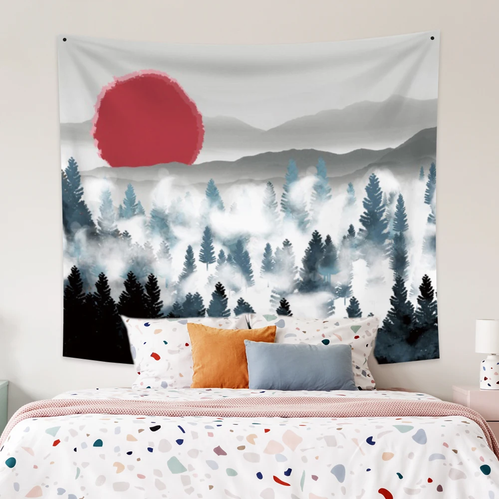 Laeacco Fashion Tapestry 150x130cm Chinese Traditional Style Landscape Painting Wall Hangings Room Restaurant Decor Wall Chart
Laeacco Fashion Tapestry 150x130cm Chinese Traditional Style Landscape Painting Wall Hangings Room Restaurant Decor Wall Chart