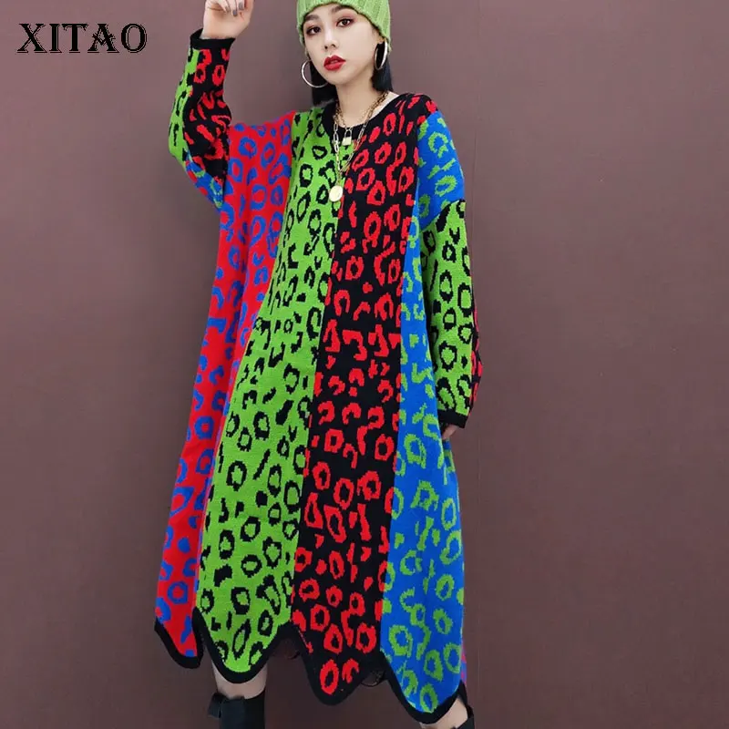 XITAO Patchwork Print Pattern Dress Women 2020 Winter Casual Fashion New Style Temperament All Match O Neck Women Clothes ZY1872
XITAO Patchwork Print Pattern Dress Women 2020 Winter Casual Fashion New Style Temperament All Match O Neck Women Clothes ZY1872