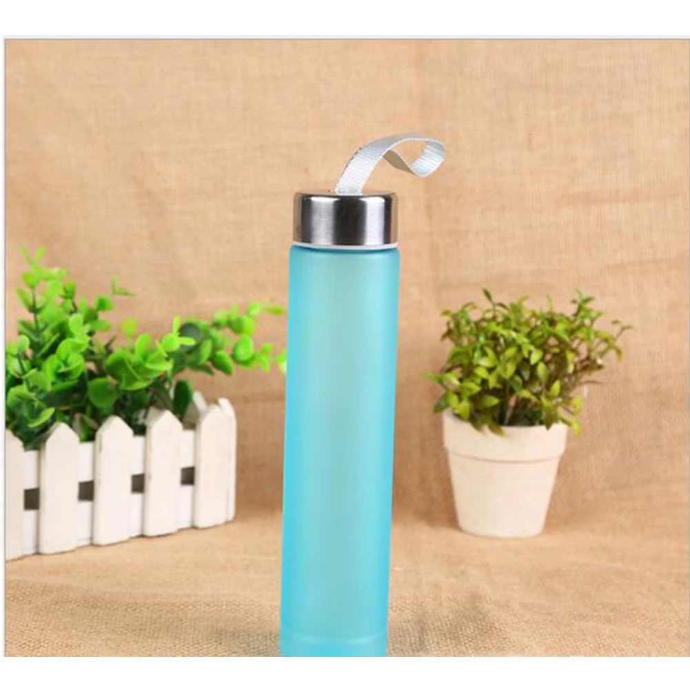 280ML Portable Water Bottle Plastic Sport Scrub Leak Proof Drinking Bottle Portable Fashion Travel Sport Water Mug With Strap
280ML Portable Water Bottle Plastic Sport Scrub Leak Proof Drinking Bottle Portable Fashion Travel Sport Water Mug With Strap