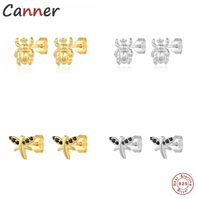 CANNER Real 925 Sterling Silver Stud Earrings for Women Piercing Cartilage Earring Butterflies Insects Zircon Earrings Jewelry
CANNER Real 925 Sterling Silver Stud Earrings for Women Piercing Cartilage Earring Butterflies Insects Zircon Earrings Jewelry