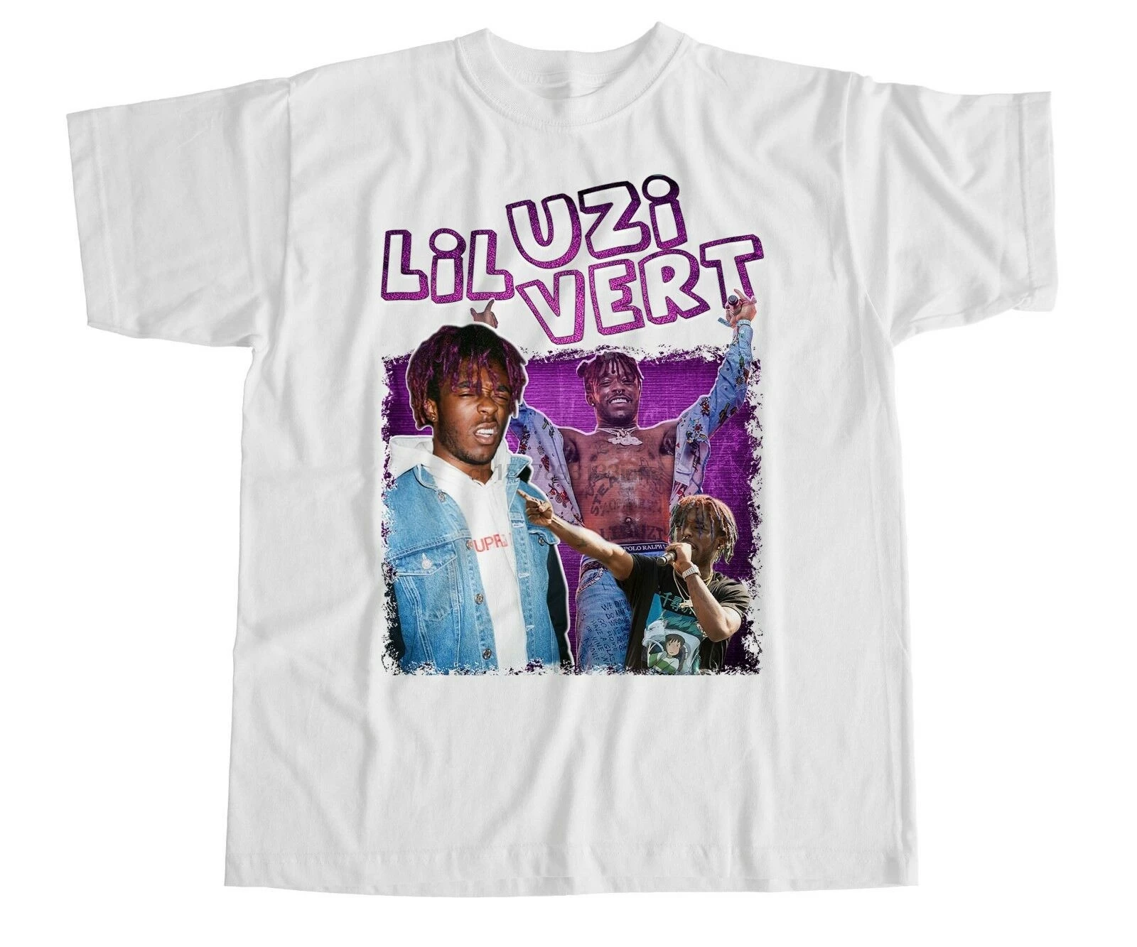 Lil Uzi Vert футболка Luv Xo Life банда хип хоп Рэп НОВЫЙ Swag|Мужские футболки| |