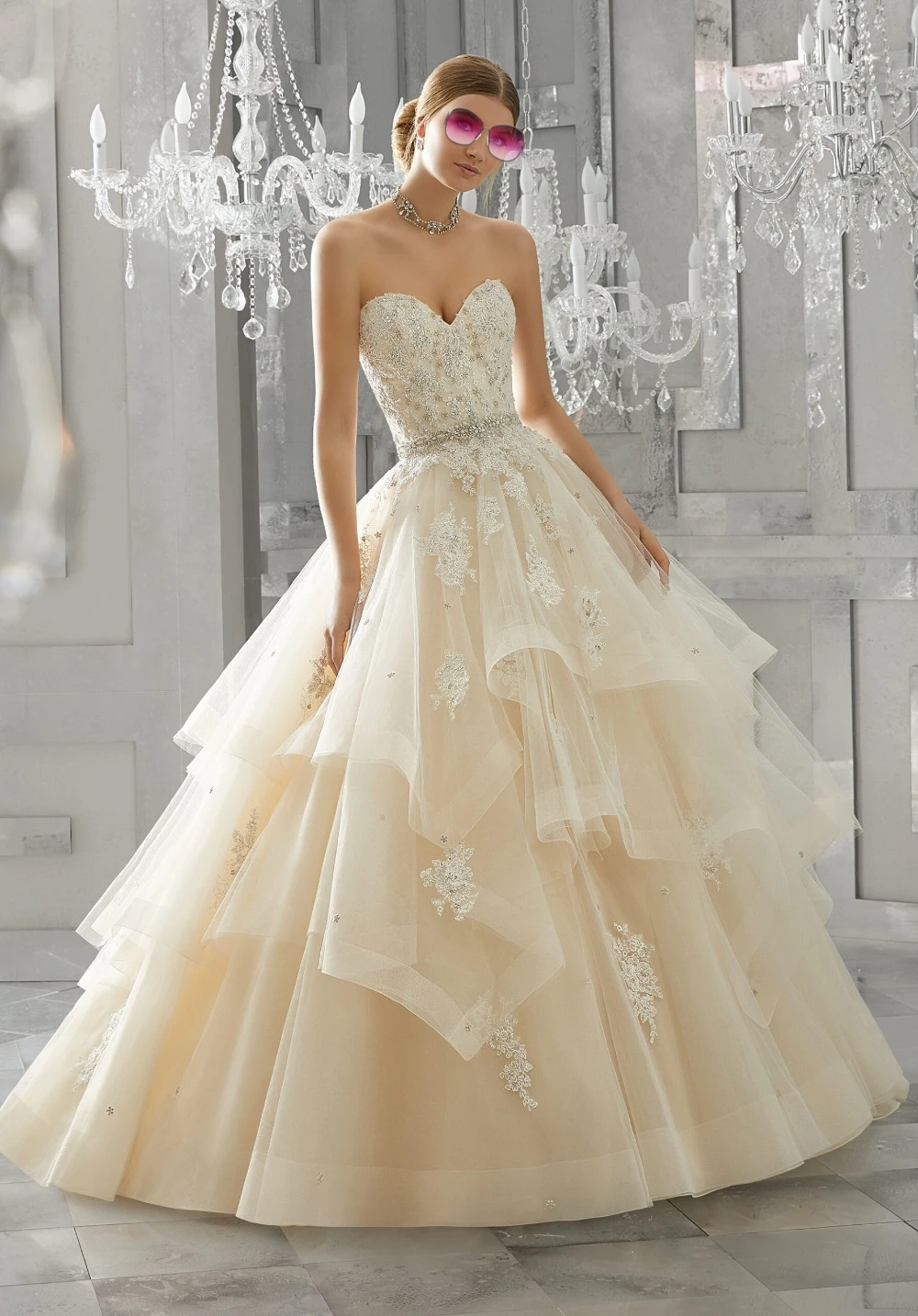 Appliques Beads Champagne Wedding Dresses Appliques Organza Ball Gown Marriage Bridal Dresses for Wedding Party Vestido De Noiva
Appliques Beads Champagne Wedding Dresses Appliques Organza Ball Gown Marriage Bridal Dresses for Wedding Party Vestido De Noiva