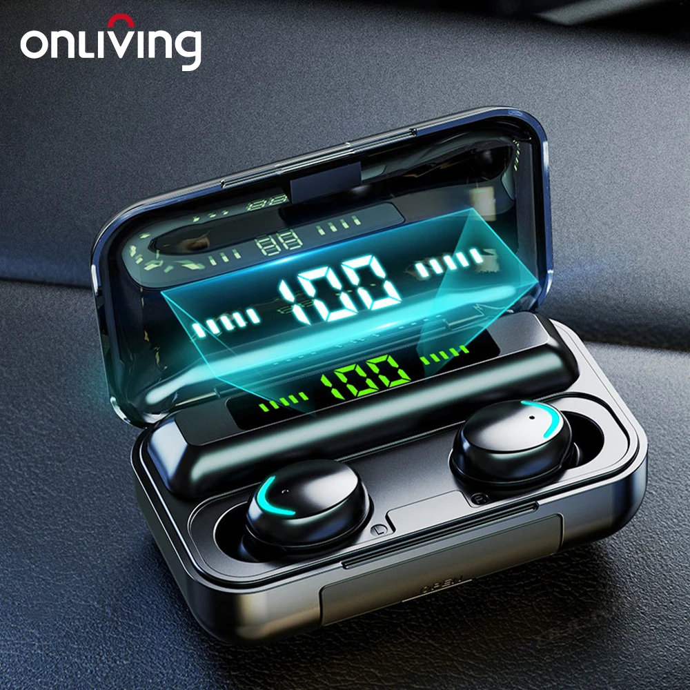 ONLIVING 2021 TWS Earphones 2200mAh Charging Box Wireless Headphone 9D Stereo Sports Waterproof Earbuds Headsets With Microphone
ONLIVING 2021 TWS Earphones 2200mAh Charging Box Wireless Headphone 9D Stereo Sports Waterproof Earbuds Headsets With Microphone