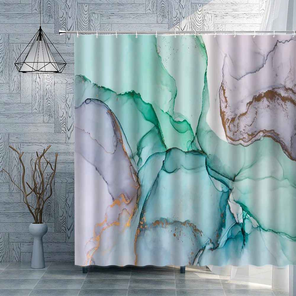 Abstract Blue Stripe Shower Curtain Ink Painting Luxurious Liquid Marble Texture Bathroom Home Decor Polyester Cloth Curtains
Abstract Blue Stripe Shower Curtain Ink Painting Luxurious Liquid Marble Texture Bathroom Home Decor Polyester Cloth Curtains