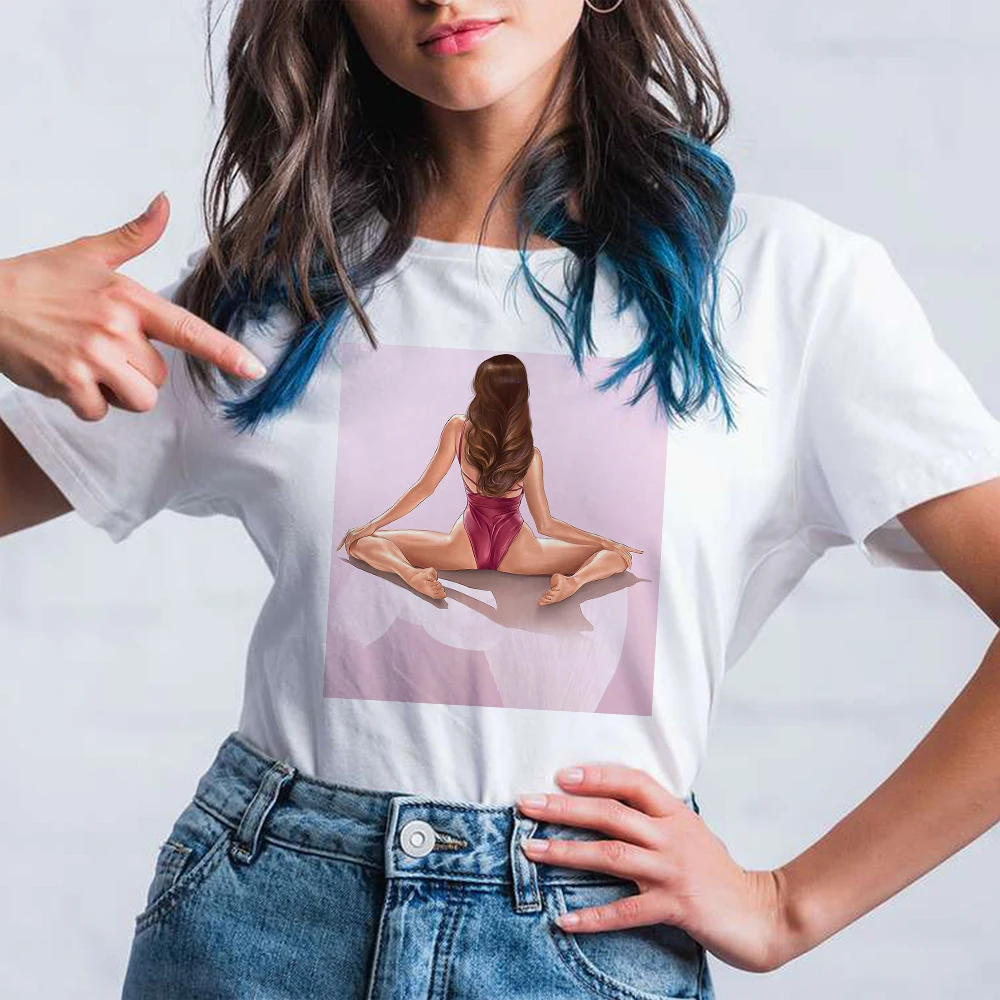 T-shirt Women Oversize Round Neck Short Sleeve Exquisite White T Shirt Three Fashion Beauties Graphic Printed Casual Tshirt
T-shirt Women Oversize Round Neck Short Sleeve Exquisite White T Shirt Three Fashion Beauties Graphic Printed Casual Tshirt