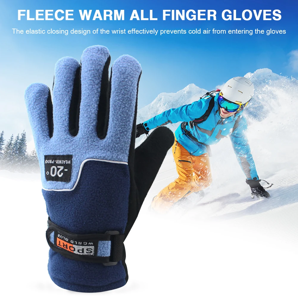 1 Pair Winter Warm Thermal Motorcycle Gloves Polar Fleece Mittens For Women Men Snow Sports Hiking Back Windproof Lightweight
1 Pair Winter Warm Thermal Motorcycle Gloves Polar Fleece Mittens For Women Men Snow Sports Hiking Back Windproof Lightweight