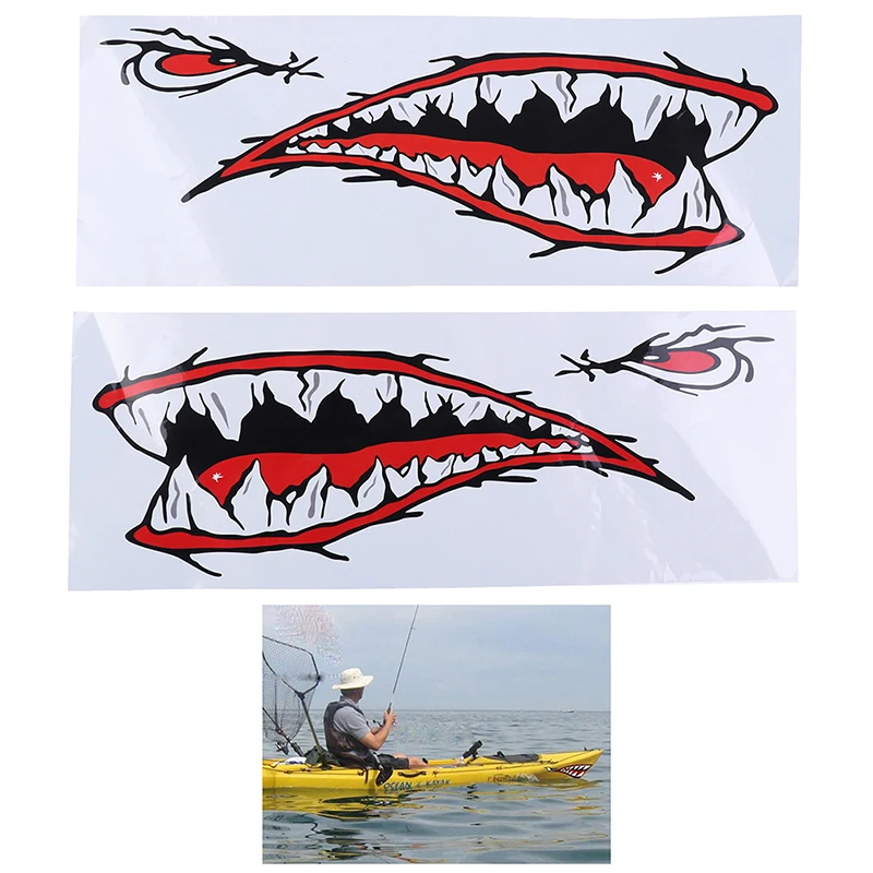 2pcs Car DIY Both Sides Stickers Shark Mouth Tooth Teeth Sticker Vinyl Exterior Decal For Car Side Door Car-Styling Stickers
2pcs Car DIY Both Sides Stickers Shark Mouth Tooth Teeth Sticker Vinyl Exterior Decal For Car Side Door Car-Styling Stickers