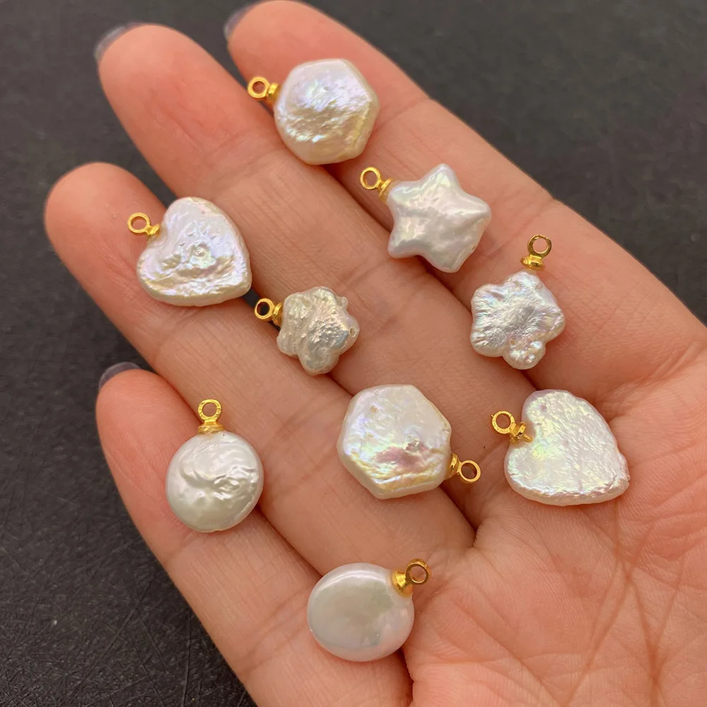 1pcs Natural Freshwater Pearl Pendant Baroque Bead Necklace Making DIY Charm Earrings Bracelet Accessories Supplies
1pcs Natural Freshwater Pearl Pendant Baroque Bead Necklace Making DIY Charm Earrings Bracelet Accessories Supplies