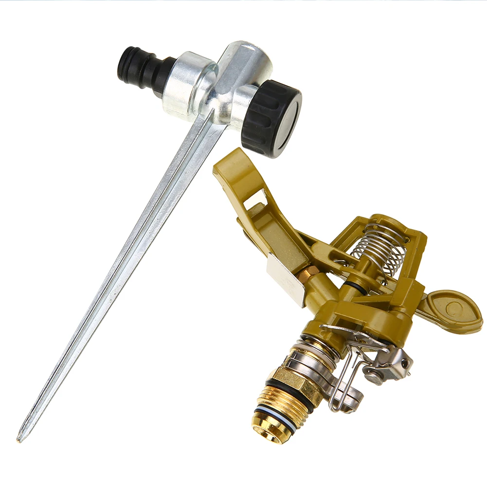 Adjustable Sprayer 360 Degree Rotating Sprinkler Durable Impulse Lawn Metal Irrigation System Watering Garden Portable Grass
Adjustable Sprayer 360 Degree Rotating Sprinkler Durable Impulse Lawn Metal Irrigation System Watering Garden Portable Grass