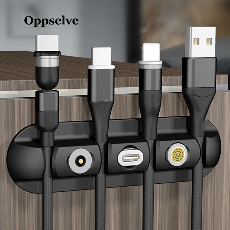 Silicone Cable Organizer USB Cable Holder Flexible Cable Winder Magnetic Plug Box Case Clips Holder Cable Management Protector
Silicone Cable Organizer USB Cable Holder Flexible Cable Winder Magnetic Plug Box Case Clips Holder Cable Management Protector