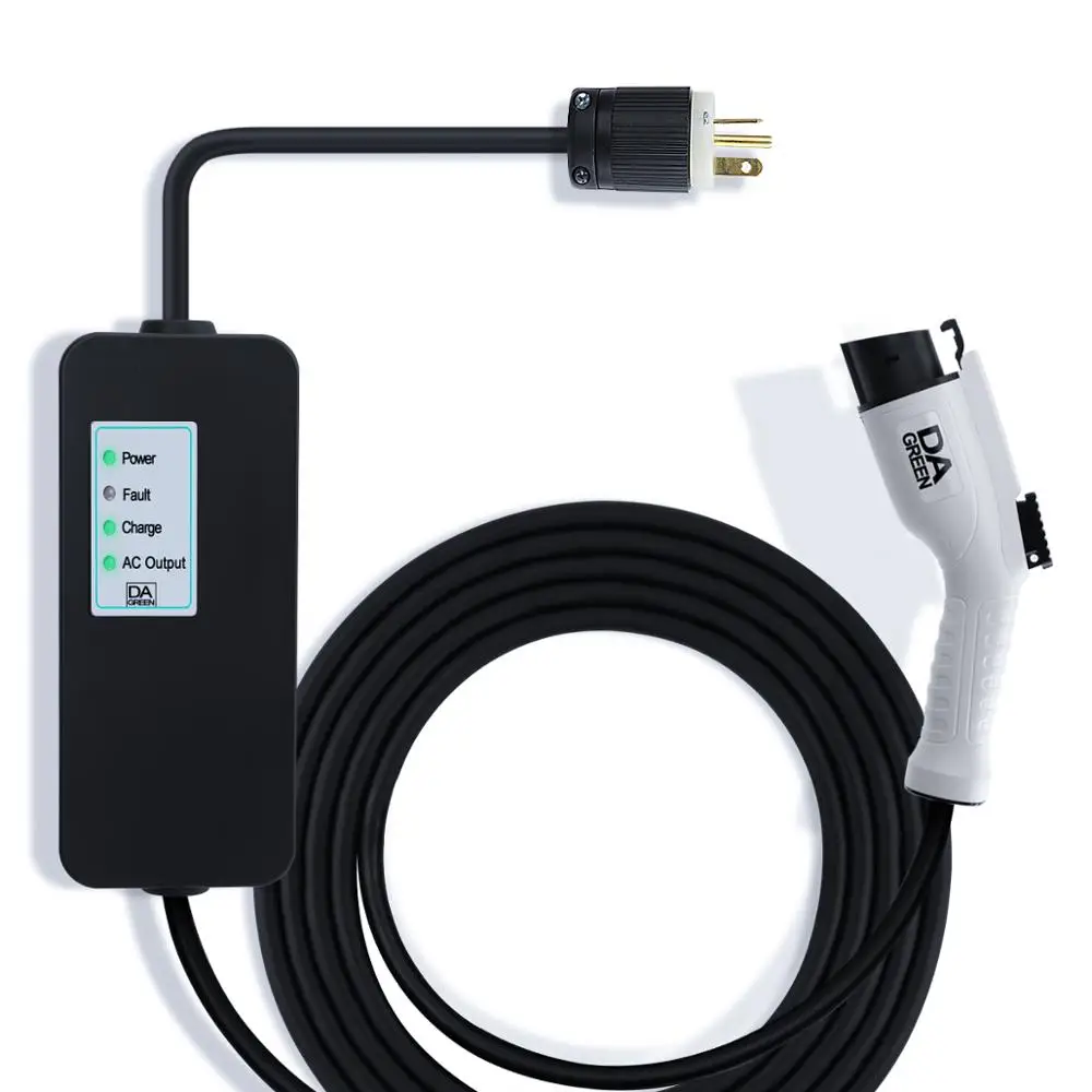 Уровень 2 EV Зарядное устройство (100-240V,16A) Портативный SAE J1772 станция зарядки электромобилей (NEMA6-20 штепсельной вилки)
Уровень 2 EV Зарядное устройство (100-240V,16A) Портативный SAE J1772 станция зарядки электромобилей (NEMA6-20 штепсельной вилки)