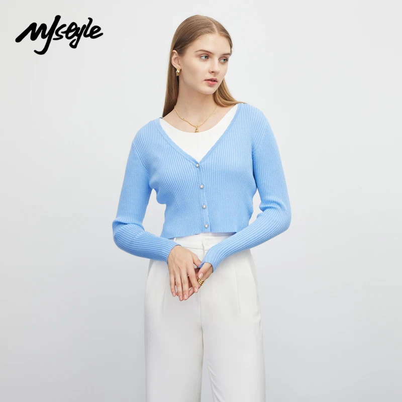 MJstyle 2021 женский однотонный элегантный сексуальный кардиган с V-образным вырезом Женская одежда 721190063
MJstyle 2021 женский однотонный элегантный сексуальный кардиган с V-образным вырезом Женская одежда 721190063