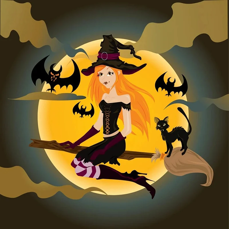 B0238 Full Color Decal Witch Riding a Broom Self-Adhesive Car Sticker Waterproof Auto Decors on Bumper Rear Window
B0238 Full Color Decal Witch Riding a Broom Self-Adhesive Car Sticker Waterproof Auto Decors on Bumper Rear Window