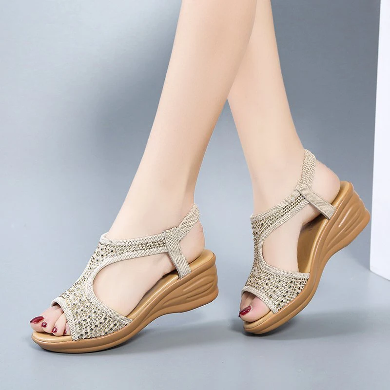 Vintage Black Beige Wedges Sandals Women Platform Gladiator Shoes 2021 Summer Designer Slip On Rome Sandalias Women Beach Shoes
Vintage Black Beige Wedges Sandals Women Platform Gladiator Shoes 2021 Summer Designer Slip On Rome Sandalias Women Beach Shoes