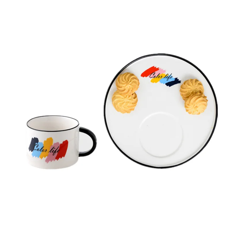 Creative Lovely Rainbow Family Couple Breakfast Milk Coffee Cup Plate Korean Personality Office Mug
Creative Lovely Rainbow Family Couple Breakfast Milk Coffee Cup Plate Korean Personality Office Mug