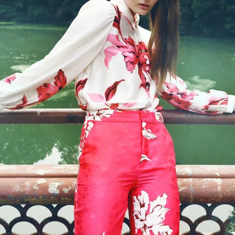 KUMSVAG Women Summer Casual ZA Shirts Tops Blouses 2021 Print Full Sleeve Turn-down Collar Female Street Top Clothes Blusas
KUMSVAG Women Summer Casual ZA Shirts Tops Blouses 2021 Print Full Sleeve Turn-down Collar Female Street Top Clothes Blusas