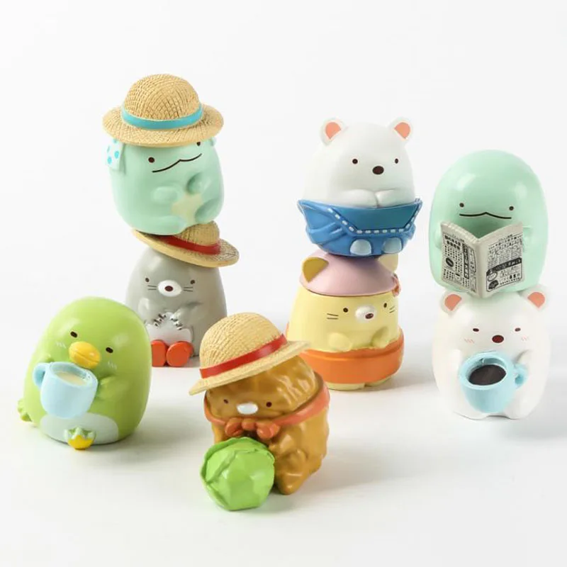 8 шт./компл. новые японские Угловые фигурки Sumikko Gurashi, декоративные фигурки, виниловые куклы, детские игрушки, подарки
8 шт./компл. новые японские Угловые фигурки Sumikko Gurashi, декоративные фигурки, виниловые куклы, детские игрушки, подарки