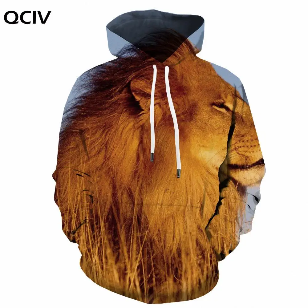 QCIV Brand Lion Hoodie Men Animal Hooded Casual Anime Hoody Anime Harajuku Sweatshirt Printed Street 3d Printed Mens Clothing
QCIV Brand Lion Hoodie Men Animal Hooded Casual Anime Hoody Anime Harajuku Sweatshirt Printed Street 3d Printed Mens Clothing