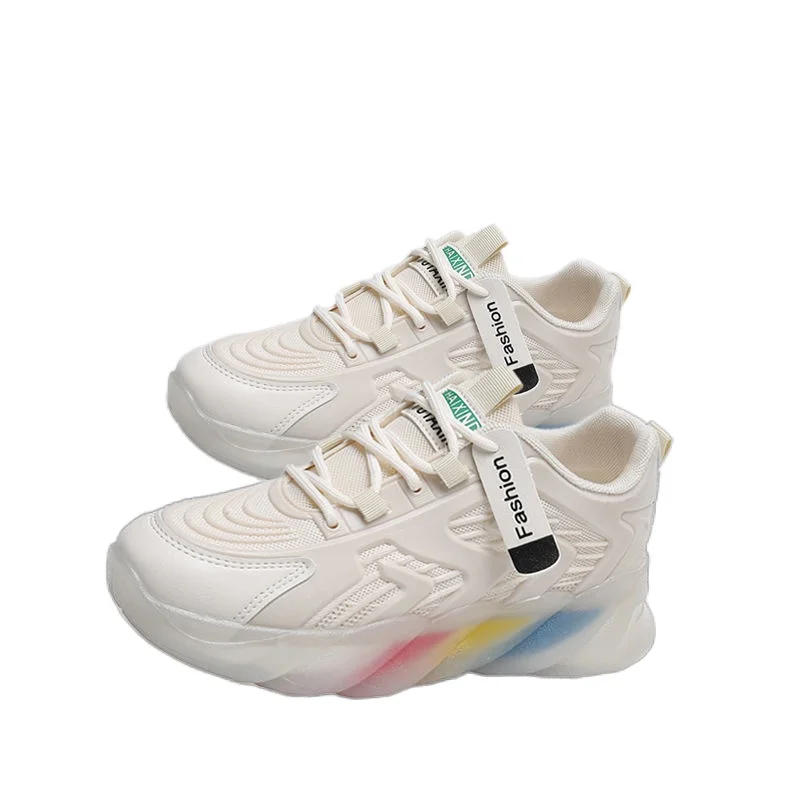 Old Daddy Shoes Women's Shoes 2021 New Spring Color Wild Jelly Rainbow Bottom Sneakers Woman Vulcanize Shoes Platform Shoes
Old Daddy Shoes Women's Shoes 2021 New Spring Color Wild Jelly Rainbow Bottom Sneakers Woman Vulcanize Shoes Platform Shoes