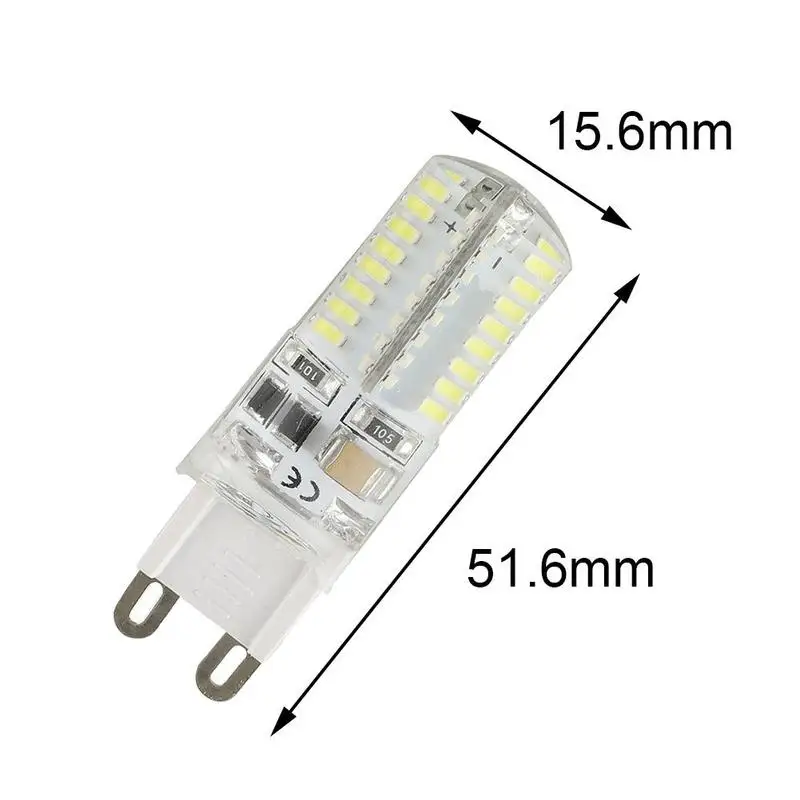 10Pcs G9 Corn Light 64 Led Bulb 3 w 300Lumen Smd 3014 110 V Use, White Cool For Home Non-Dimmable Suitable Bulb Daylight Ac J6H3
10Pcs G9 Corn Light 64 Led Bulb 3 w 300Lumen Smd 3014 110 V Use, White Cool For Home Non-Dimmable Suitable Bulb Daylight Ac J6H3