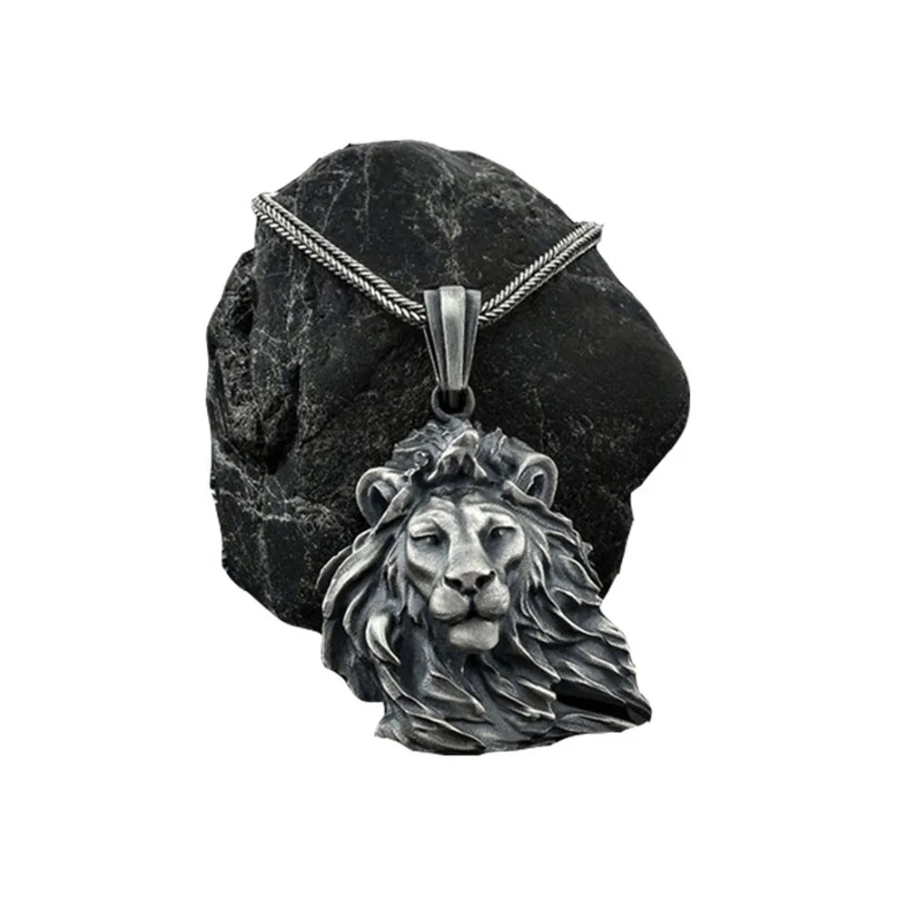 European and American men's ins style windward hairy lion pendant new animal pendant necklace punk hip hop chain
European and American men's ins style windward hairy lion pendant new animal pendant necklace punk hip hop chain