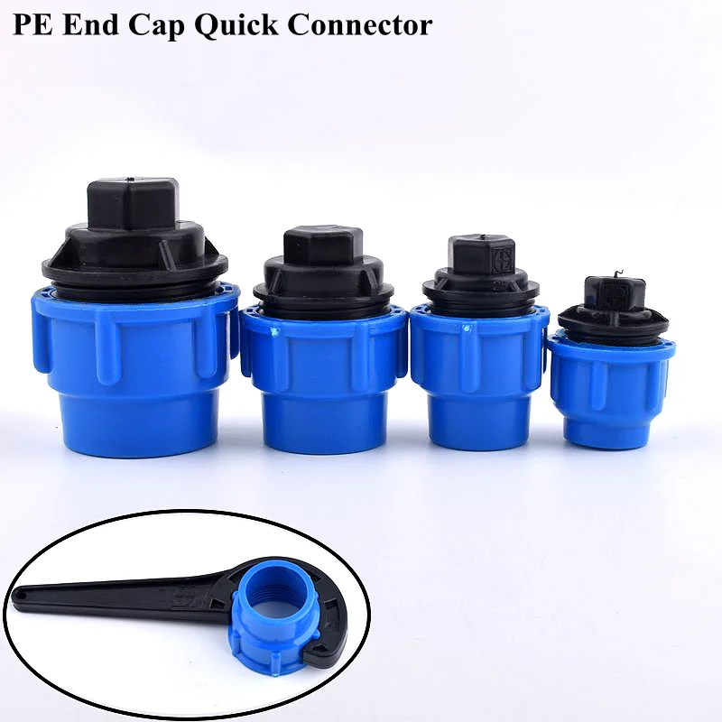 1pc 20~63mm PE End Cap Connector Agriculture Irrigation System Water Pipe Quick Joint Greenhouse Garden Watering Tube Fitting
1pc 20~63mm PE End Cap Connector Agriculture Irrigation System Water Pipe Quick Joint Greenhouse Garden Watering Tube Fitting