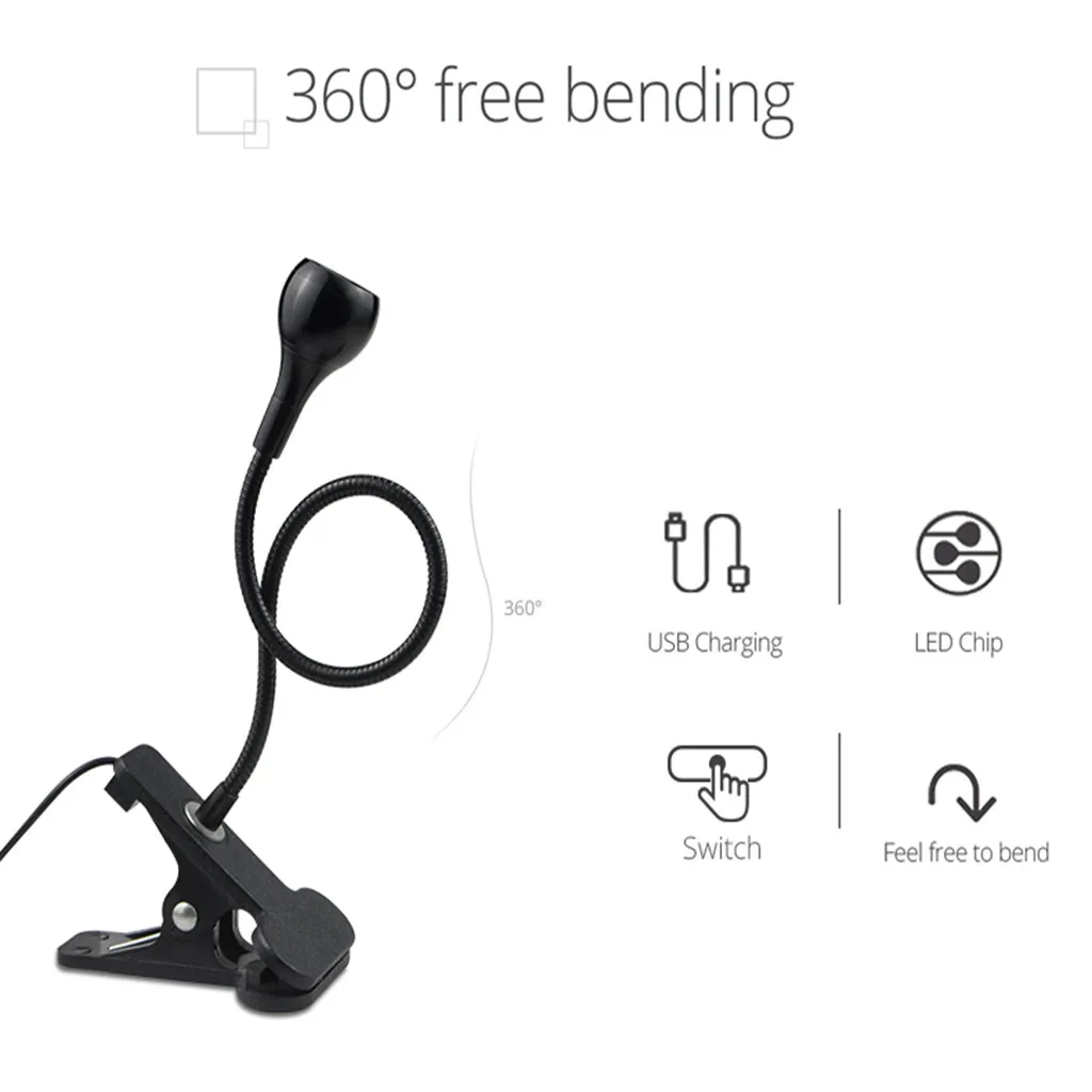 Black/Sliver 3W Led Desk Lamp USB Table Lamp Light with Clip Holder Flexible Bed Reading Book Night Light for Study Office Work
Black/Sliver 3W Led Desk Lamp USB Table Lamp Light with Clip Holder Flexible Bed Reading Book Night Light for Study Office Work