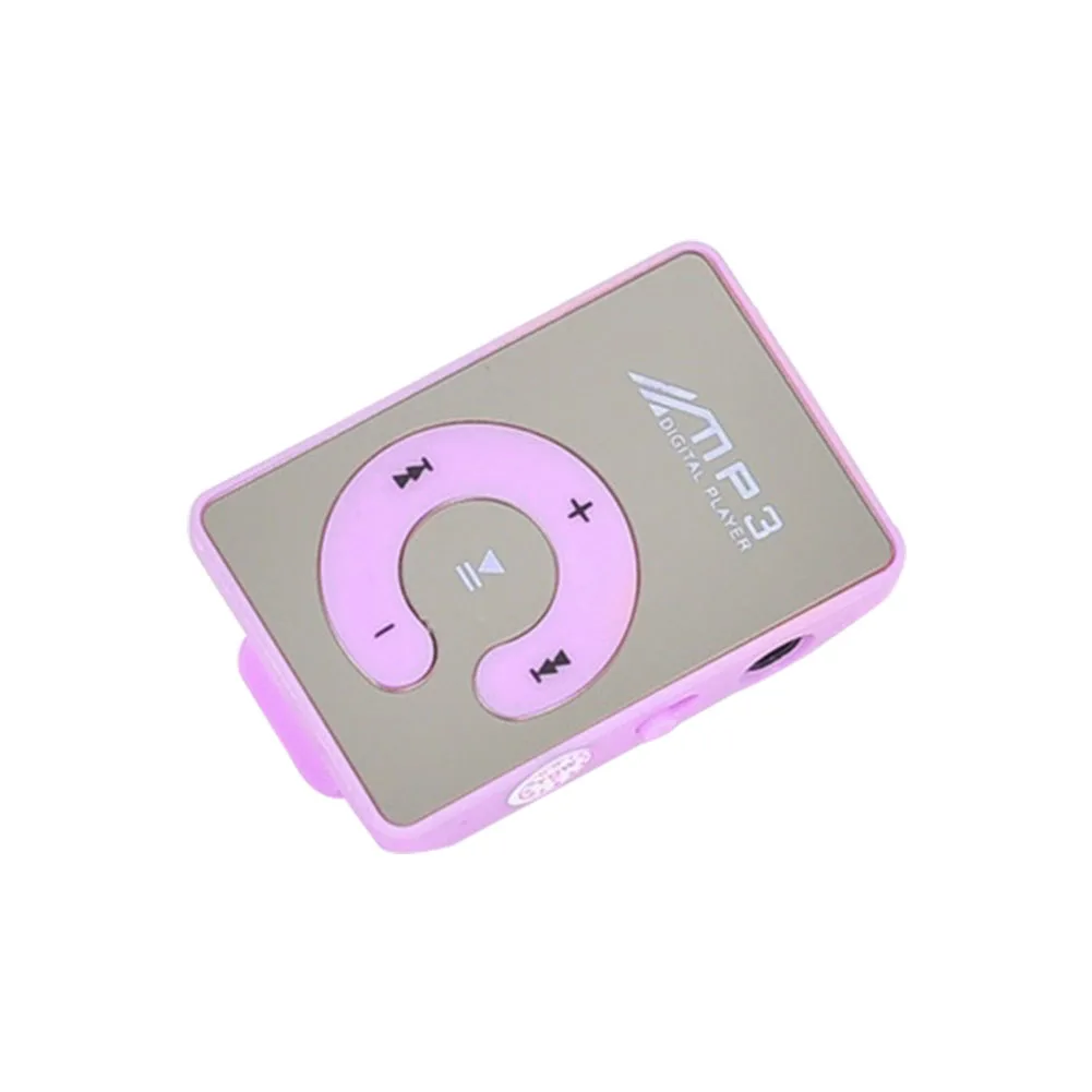 Портативный зеркальный MP3 плеер с TF картой мини кнопка C цифровой