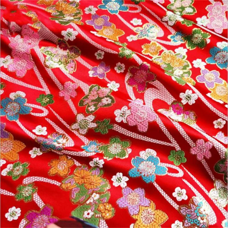 CF707 Red Florals Jacquard Brocade Embroidery Fabric Costume Han Chinese Clothing Wedding Dress Handmade Bag DIY Materials
CF707 Red Florals Jacquard Brocade Embroidery Fabric Costume Han Chinese Clothing Wedding Dress Handmade Bag DIY Materials