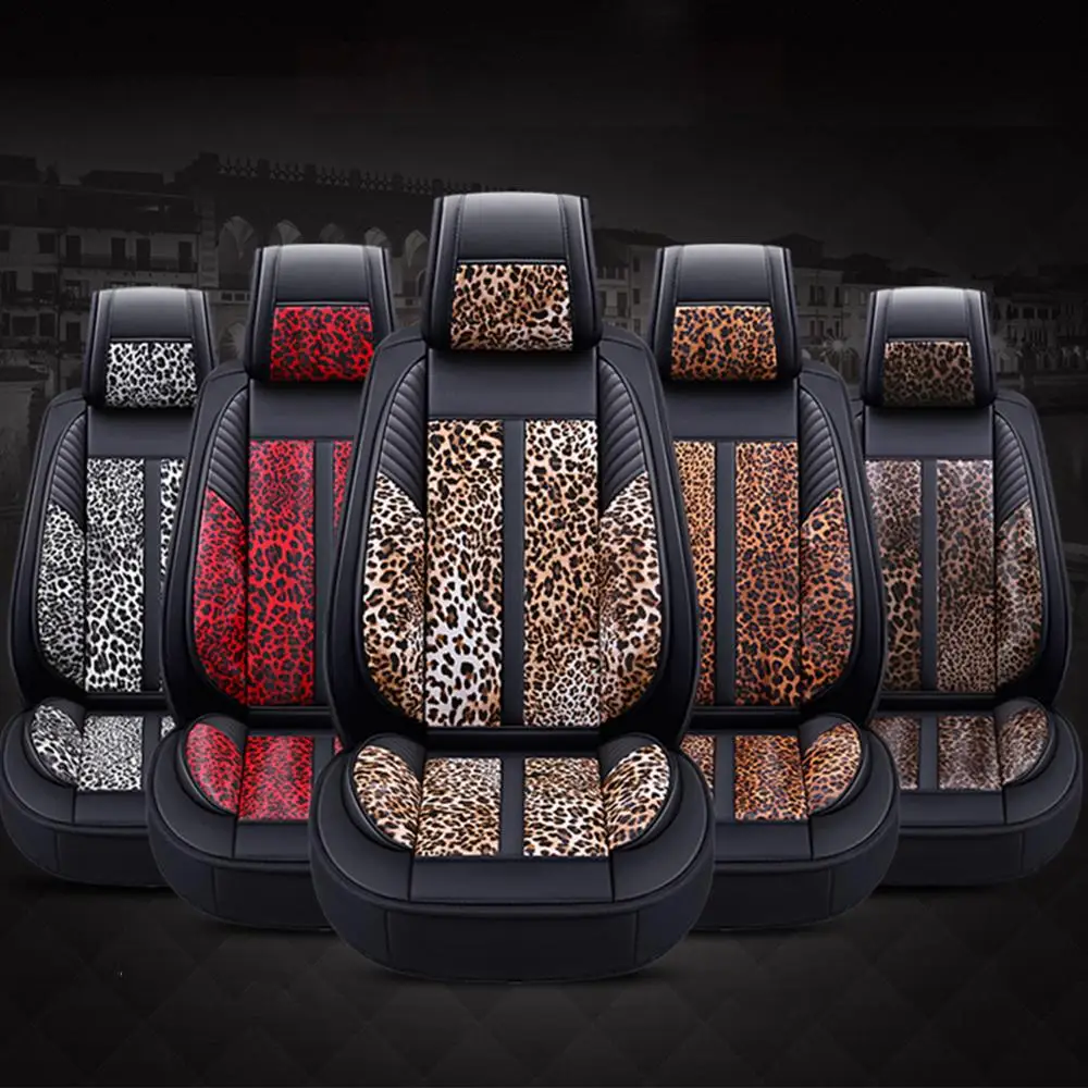 Luxury Leopard Print Leather Car Seat Cover Universal Fit 95% Most Car Models Car Seat Protector Automotive Interior Accessories
Luxury Leopard Print Leather Car Seat Cover Universal Fit 95% Most Car Models Car Seat Protector Automotive Interior Accessories