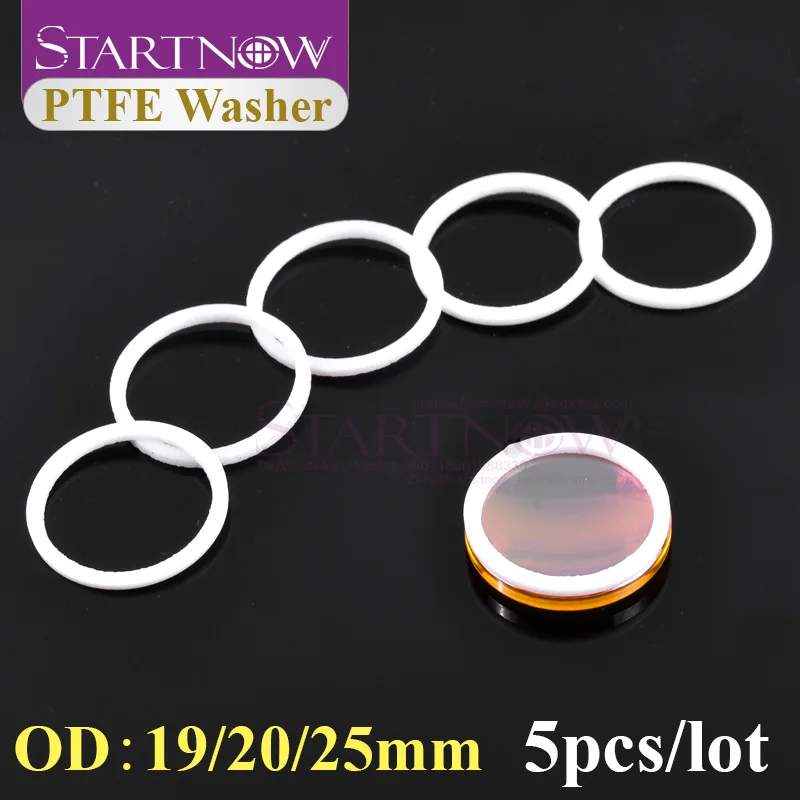 5pcs/lot PTFE Washer 19 19.05 20 25 25.4 Gasket Anti-slip For Protect Laser Focus Lens Mirrors CO2 Laser Cutting Machine
5pcs/lot PTFE Washer 19 19.05 20 25 25.4 Gasket Anti-slip For Protect Laser Focus Lens Mirrors CO2 Laser Cutting Machine