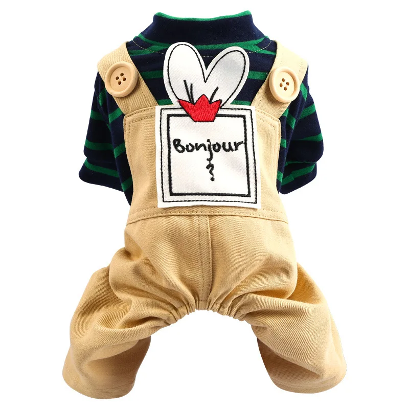 Teddy Dog Clothes New Summer Clothes Pet Cat Supplies Clothing Rabbit Suspender Spring and Autumn Dog Clothes
Teddy Dog Clothes New Summer Clothes Pet Cat Supplies Clothing Rabbit Suspender Spring and Autumn Dog Clothes