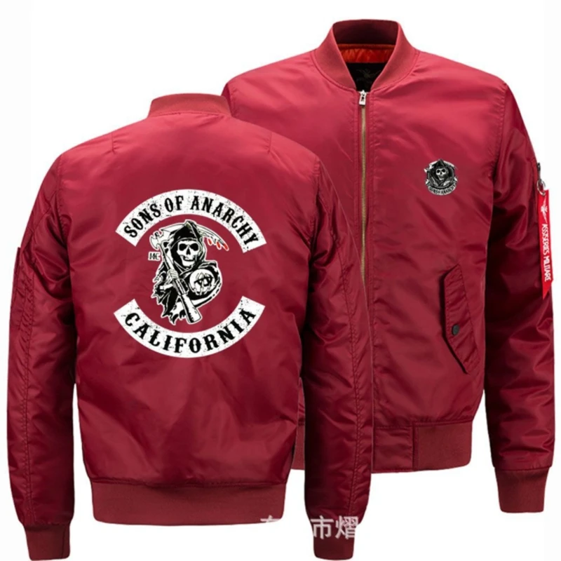 NEW Mens Flying jacket Winter Warm Slim Fly Pilot jacket men for Sons of AnarchyPrint Sweatshirt Hip Hop Harajuku Clothing
NEW Mens Flying jacket Winter Warm Slim Fly Pilot jacket men for Sons of AnarchyPrint Sweatshirt Hip Hop Harajuku Clothing